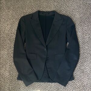 Theory Women’s Dark Grey Tailored Blazer Size 2